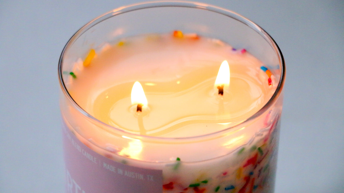 Birthday Cake Container Candle