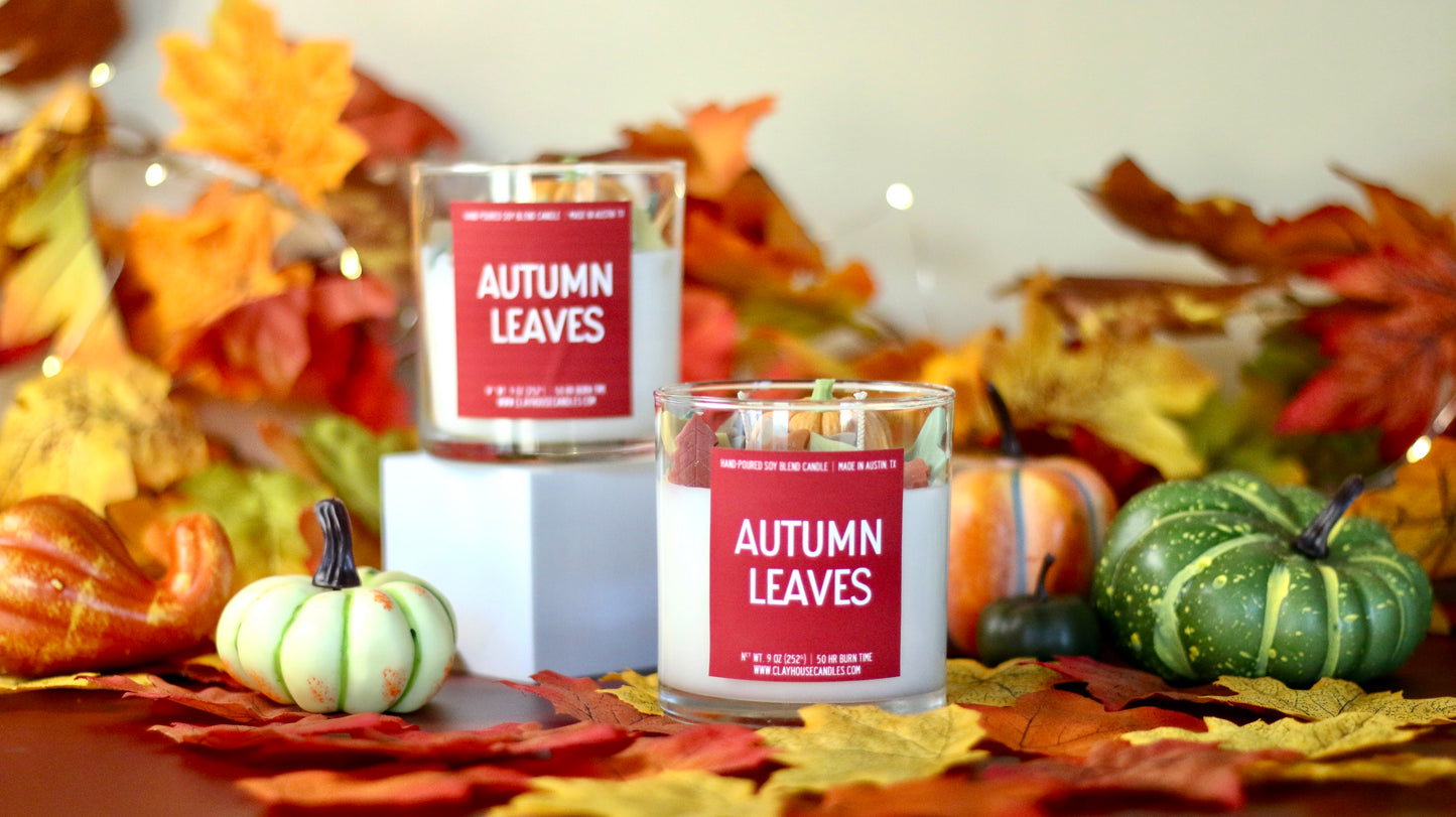 Autumn Leaves Container Candle