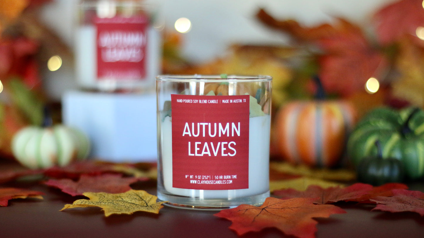 Autumn Leaves Container Candle