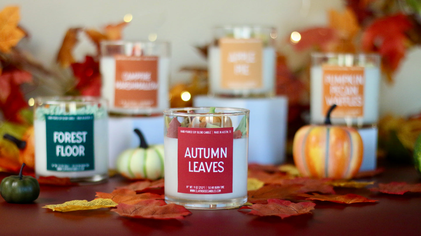 Autumn Leaves Container Candle